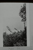 Looking down bluff towards lake